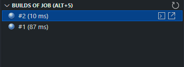 Builds of Job